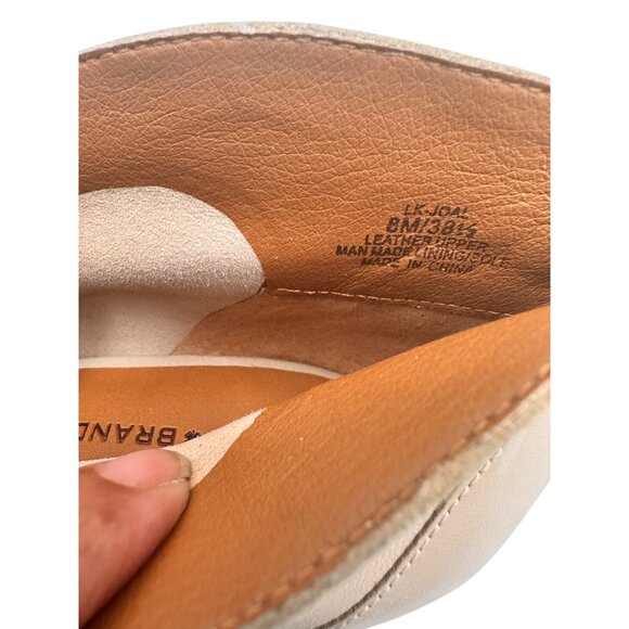 Lucky Brand Size 8 Beige Ankle Soft Leather Boots Women Beige - Picture 8 of 13